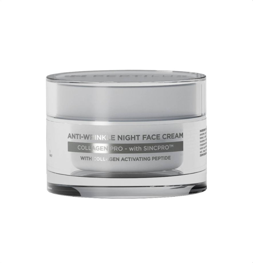 Peptilux - Anti-wrinkle night face cream 'Collagen Pro' with SINCPRO™ - 50 ml